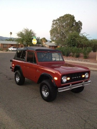 1975 ford bronco"sport"4x4~302eng~auto~rustfree~runsgrt~hard&amp;softtops~nicecond~