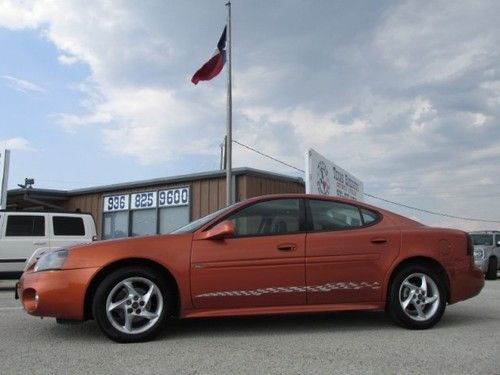 2004 pontiac grand prix gtp supercharged special edition heated leather, sunroof