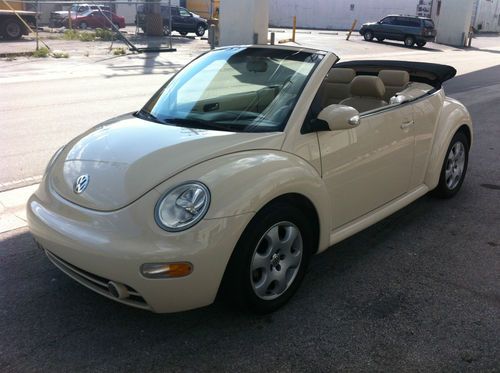 2003 volkswagen beetle gls convertible 2-door 2.0l / no reserve /