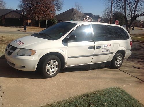 2002 dodge caravan wheelchair van