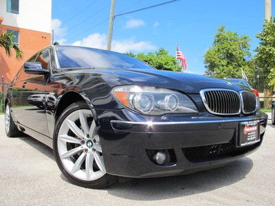 07 bmw 750li luxury seating convenience package comfort access clean carfax