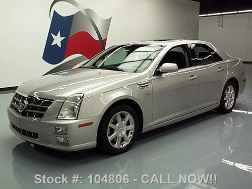 2008 cadillac sts luxury sunroof leather nav 57k miles texas direct auto