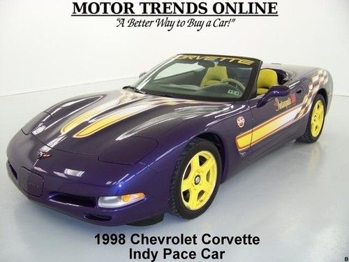 1998 convertible indy 500 pace car ls1 v8 bose am fm cd chevy corvette c5 38k