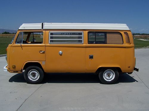 1977 volkswagen bus/ vanagon westfalia campmobile