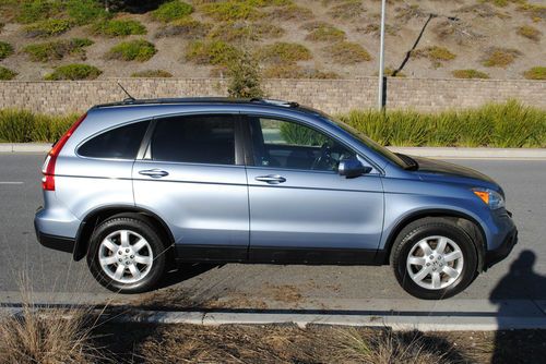 2007 honda cr-v ex-l 4wd awd in glacier blue metallic - 100k miles, 1 owner