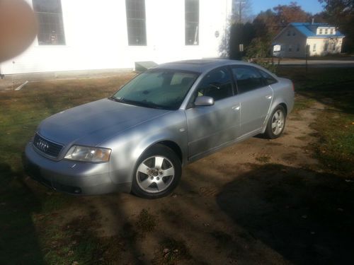 2000 audi a6 2.7t 6 speed silver ext. / black int. like s4