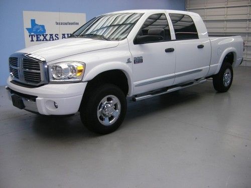 We finance!!!  2008 dodge ram 2500 laramie 4x4 mega cab cummins diesel auto sat!