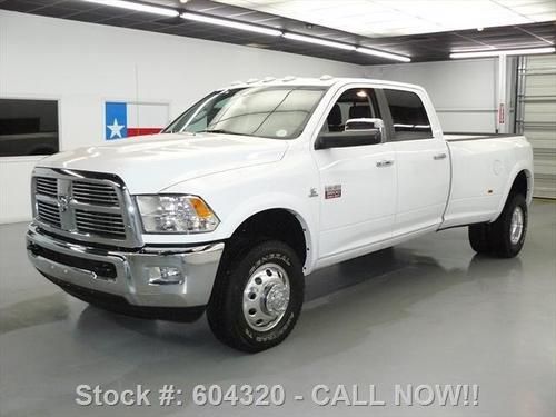 2011 dodge ram 3500 laramie diesel drw 4x4 sunroof 3k! texas direct auto