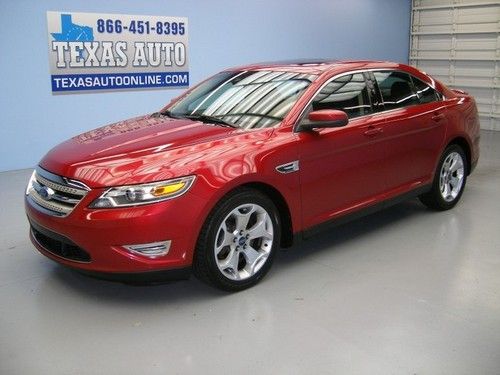 We finance!!  2010 ford taurus sho awd ecoboost roof nav heated seats texas auto