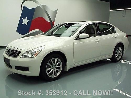 2009 infiniti g37x sedan awd sunroof nav rear cam 33k! texas direct auto