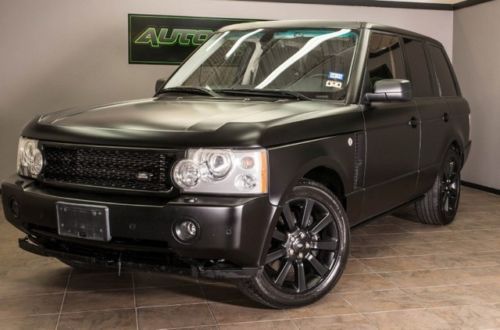 We finance! 2006 rane rover hse supercharged, satin black paint, black wheels!