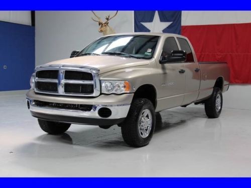 2005 ram 2500 diesel 4x4 1-owner quad cab lwb 5.9l cummins carfax