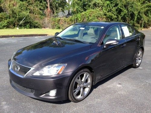 2010 lexus is250 base sedan 4-door 2.5l sunroof &amp; leather ac/ht seats &amp; loaded!