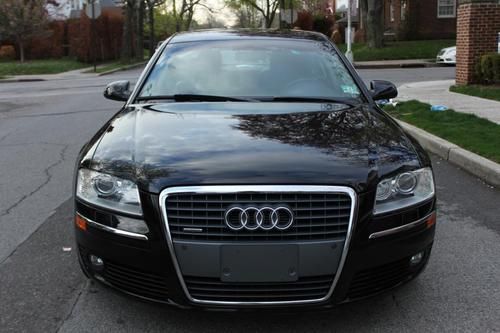 2007 audi a8l awd black/black bang&amp;olufsen sound pristine no reserve