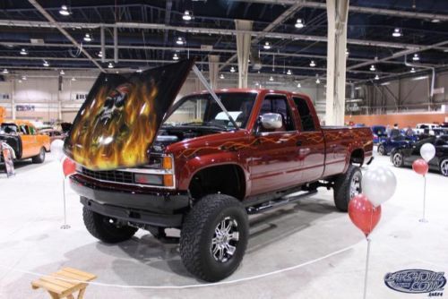 1989 chevy k2500 lifted show truck custom paint fresh 454 bbc