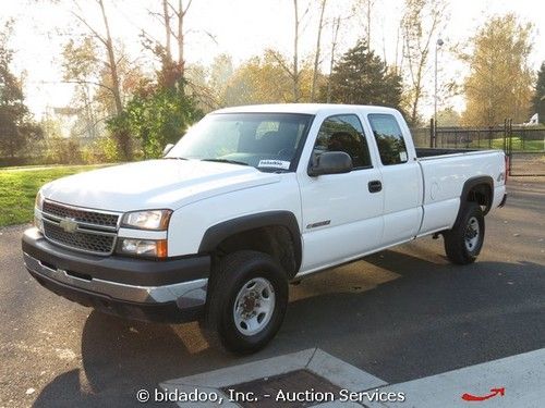 2005 chevrolet 2500 6.0l gasoline auto pdl pw ac 4x4 ext cab short bed bidadoo