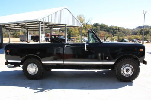 1978 black international harvester scout - original miles - no top