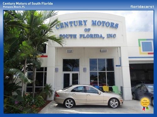 2005 mercedes c230 4dr sedan 1.8l supercharged 4 cylinder leather sunroof