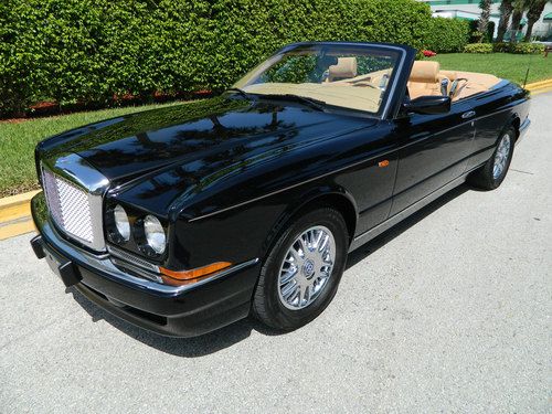 2001 bentley azure convertible black cotswald 30k miles amazing condition