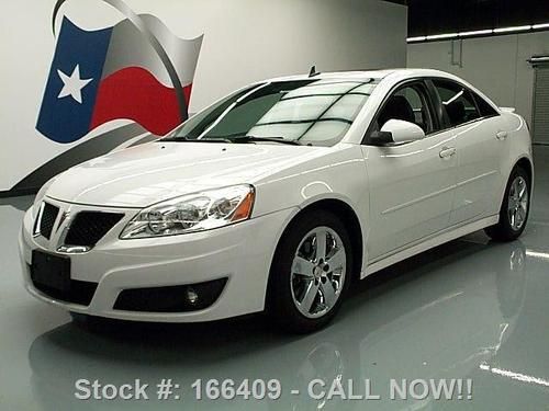 2010 pontiac g6 gt leather sunroof chrome wheels 63k mi texas direct auto