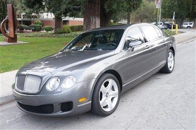 2009 bentley flying spur, granite/blk, clean, serviced