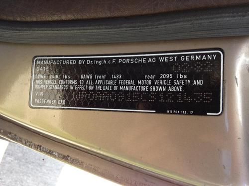 1982 Porsche 911 SC Platinum Metallic, image 14