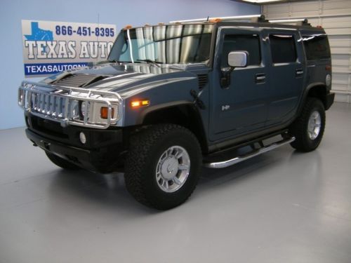 We finance!!!  2005 hummer h2 4x4 nav heated leather bose 3rd row texas auto!!