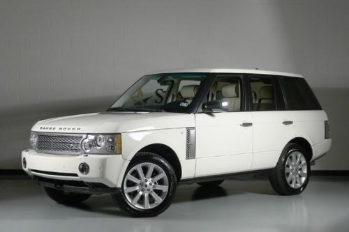 2006 land rover ranger rover supercharged navigation rear ent low miles