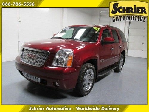 2011 gmc yukon red navigation back up cam power liftgate read dvd 20 wheels