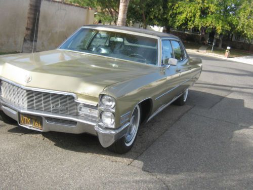 1968 Cadillac Fleetwood brougham Ca. black plate NO RESERVE little old man LOOK, image 12