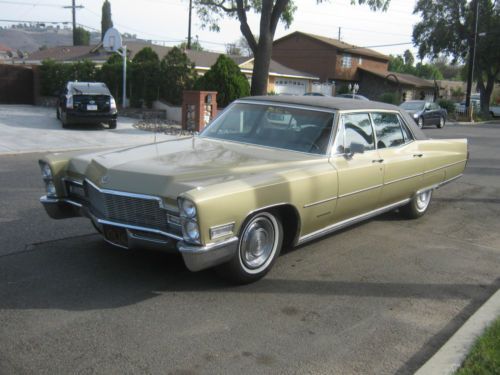 1968 Cadillac Fleetwood brougham Ca. black plate NO RESERVE little old man LOOK, image 13