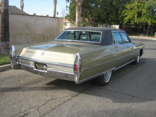 1968 Cadillac Fleetwood brougham Ca. black plate NO RESERVE little old man LOOK, image 14