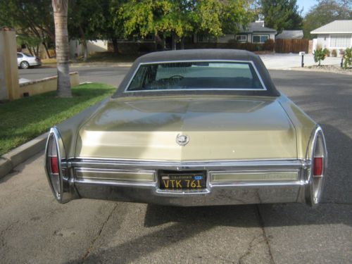 1968 Cadillac Fleetwood brougham Ca. black plate NO RESERVE little old man LOOK, image 15