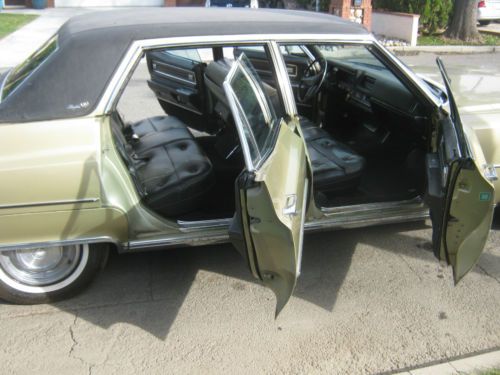 1968 Cadillac Fleetwood brougham Ca. black plate NO RESERVE little old man LOOK, image 17