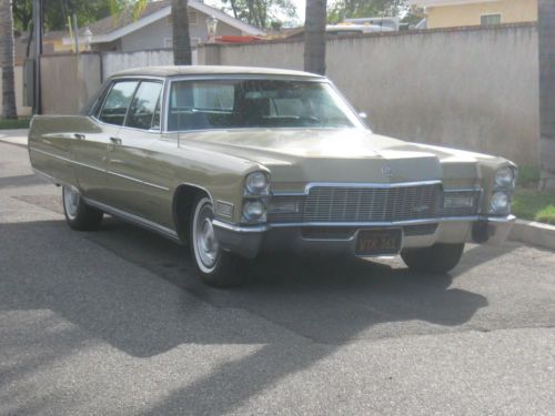 1968 Cadillac Fleetwood brougham Ca. black plate NO RESERVE little old man LOOK, image 20
