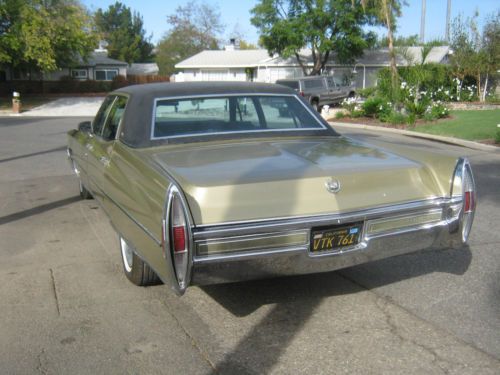 1968 Cadillac Fleetwood brougham Ca. black plate NO RESERVE little old man LOOK, image 24