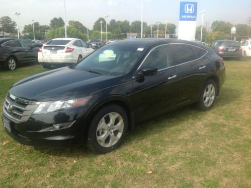 New 2012 honda accord crosstour ex-l v6 black leather no reserve cross tour exl