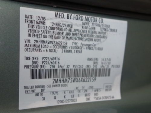 MERCURY GRAND MARQUIS LS PREMIUM HEATED LEATHER SUNROOF NO RESERVE, image 77