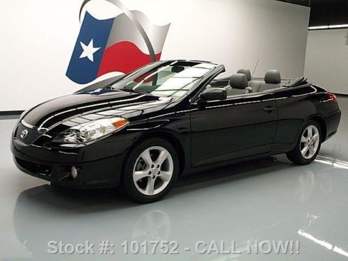 2006 toyota solara sle v6 convertible htd leather 43k texas direct auto