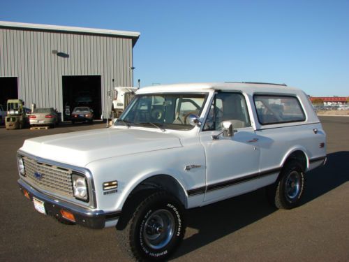 1972 chevy blazer cst k-5  4x4 original california rust free