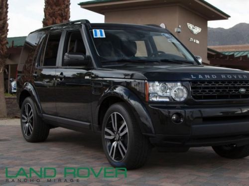 2011 land rover lr4 santorini black met navigation lacquer wood trim 44k mi