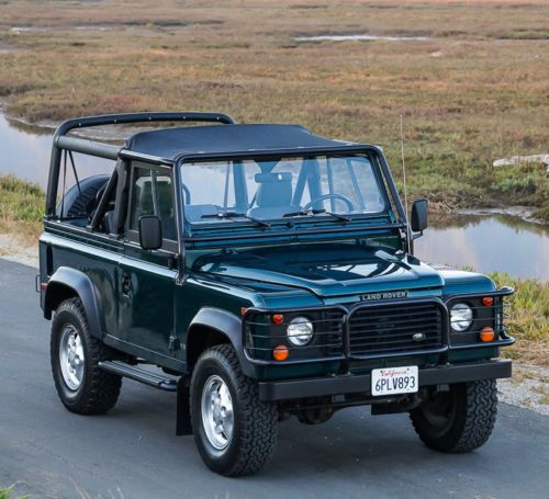 1997 land rover defender 90 nas convertible: gorgeous, 44k orig. miles, 2 owners
