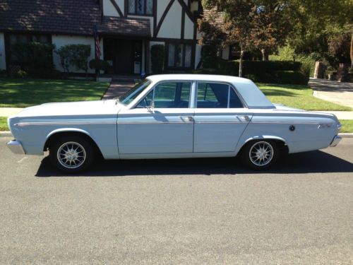 Original california rust free black plate plymouth valient