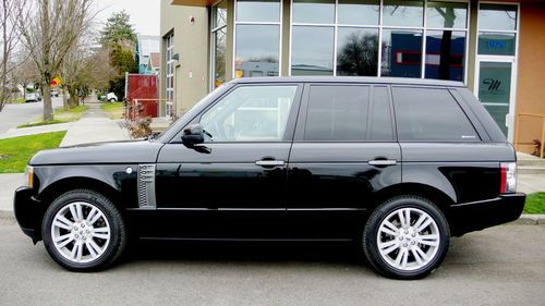 2011 land rover range rover hse**lux**jet black headliner, rear seat recline pkg