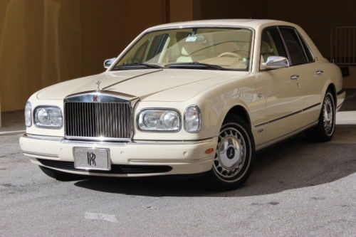 2002 rolls-royce silver seraph magnolia with matching interior mint condition