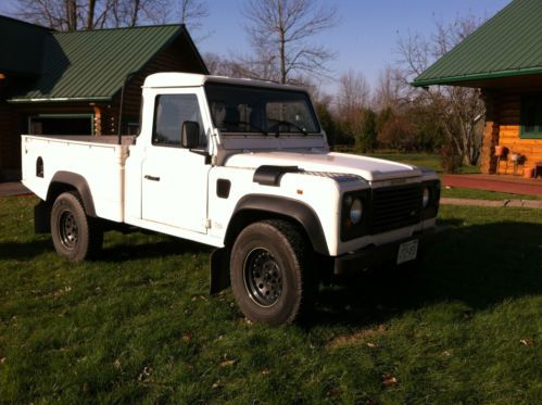 1996 land rover 110 defender high cap pick up 300 tdi model