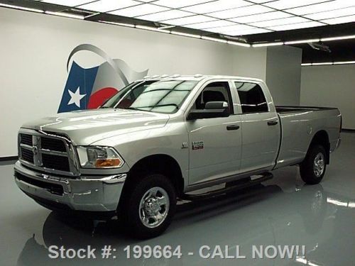 2012 ram 2500 crew diesel 4x4 long bed auto 6-pass 21k texas direct auto