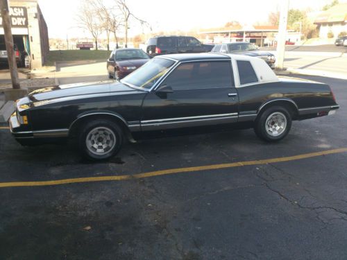 Black 1987 monte carlo lt vin- 1g1gz11h9hr119468