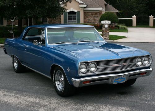 True 138 ss restored -1965 chevrolet chevelle malibu ss sport coupe - 3k mi