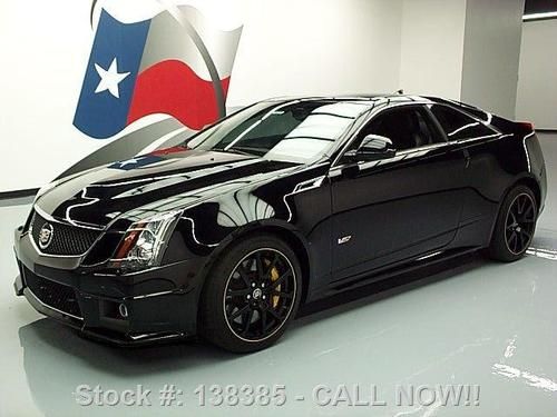 2012 cadillac cts v automatic sunroof nav rear cam 9k!! texas direct auto